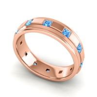 Men's Hammer Set Princess Cut 6.5mm Band