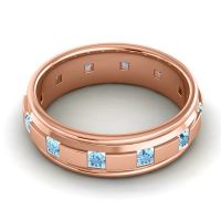 Men's Hammer Set Princess Cut 6.5mm Band