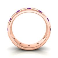 Men's Hammer Set Princess Cut 6.5mm Band