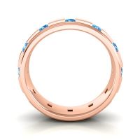 Men's Hammer Set Princess Cut 6.5mm Band