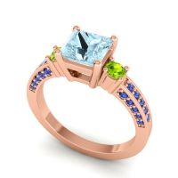 Art Deco Three Stone Stambha Ring