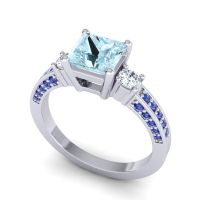 Art Deco Three Stone Stambha Ring