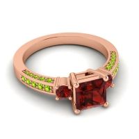 Art Deco Three Stone Stambha Ring
