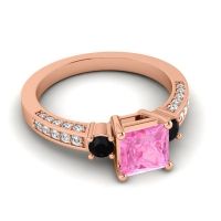 Art Deco Three Stone Stambha Ring