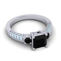 Art Deco Three Stone Stambha Ring