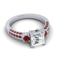 Art Deco Three Stone Stambha Ring