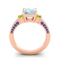 Art Deco Three Stone Stambha Ring