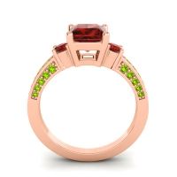 Art Deco Three Stone Stambha Ring