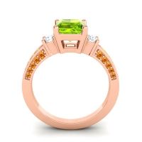 Art Deco Three Stone Stambha Ring