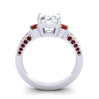 Art Deco Three Stone Stambha Ring