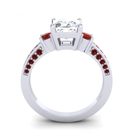 Art Deco Three Stone Stambha Ring