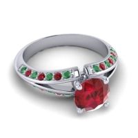 Modern Pave Udaya Ring