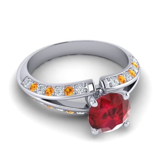 Modern Pave Udaya Ring