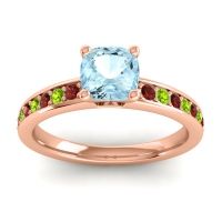 Classic Cushion Pave Asada Ring, 6mm