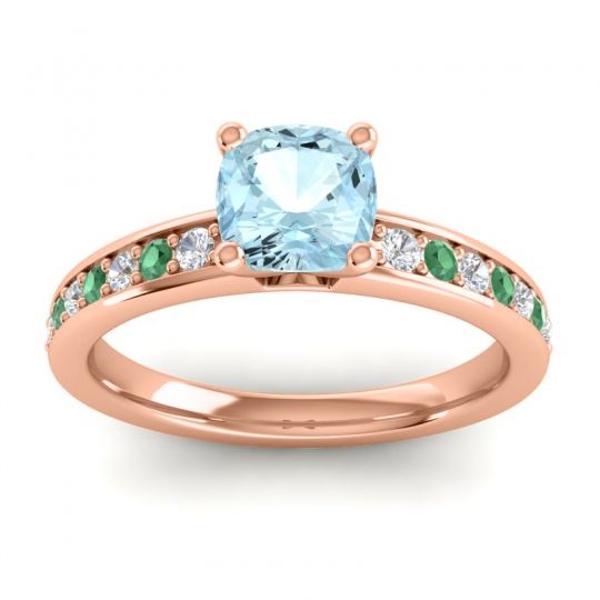 Classic Cushion Pave Asada Ring, 6mm