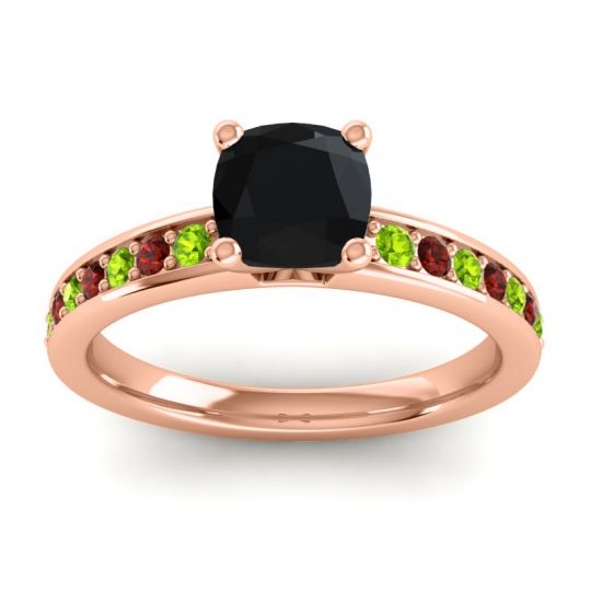 Classic Cushion Pave Asada Ring, 6mm