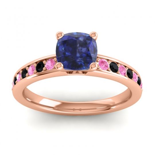 Classic Cushion Pave Asada Ring, 6mm