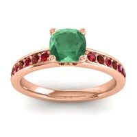 Classic Cushion Pave Asada Ring, 6mm