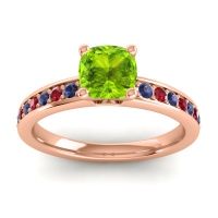 Classic Cushion Pave Asada Ring, 6mm