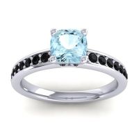 Classic Cushion Pave Asada Ring, 6mm