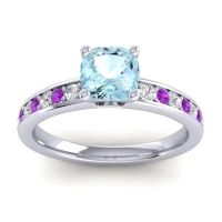 Classic Cushion Pave Asada Ring, 6mm