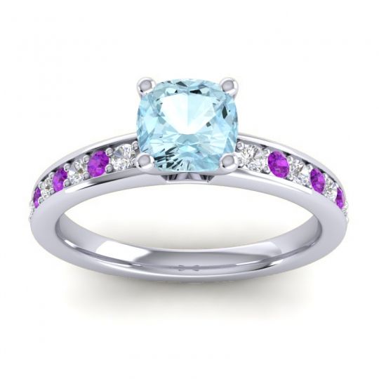 Classic Cushion Pave Asada Ring, 6mm