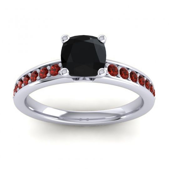 Classic Cushion Pave Asada Ring, 6mm