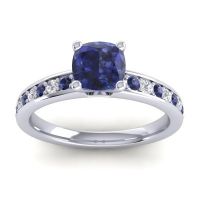 Classic Cushion Pave Asada Ring, 6mm