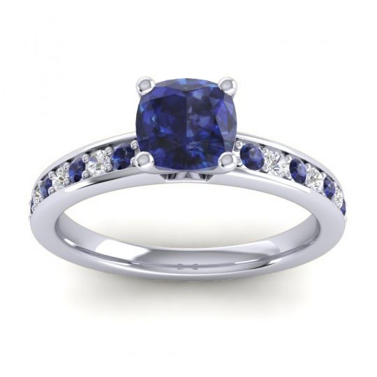 Classic Cushion Pave Asada Ring, 6mm