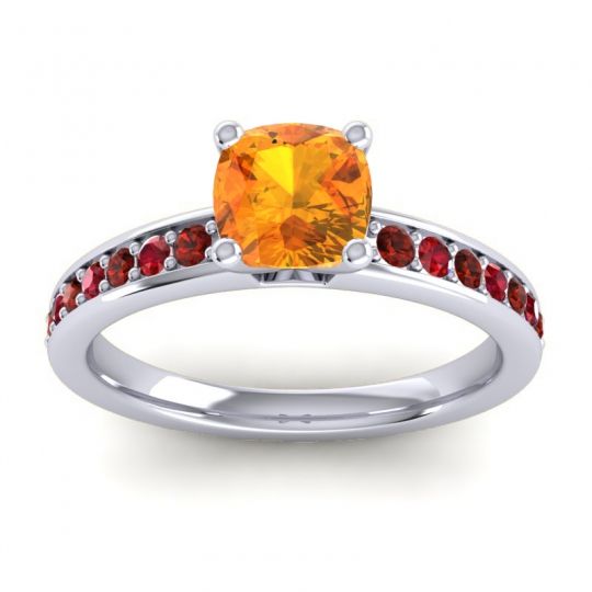Classic Cushion Pave Asada Ring, 6mm