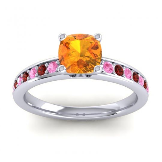 Classic Cushion Pave Asada Ring, 6mm