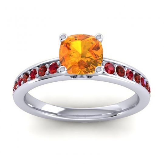 Classic Cushion Pave Asada Ring, 6mm