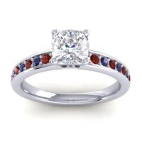 Classic Cushion Pave Asada Ring, 6mm