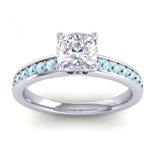Classic Cushion Pave Asada Ring, 6mm