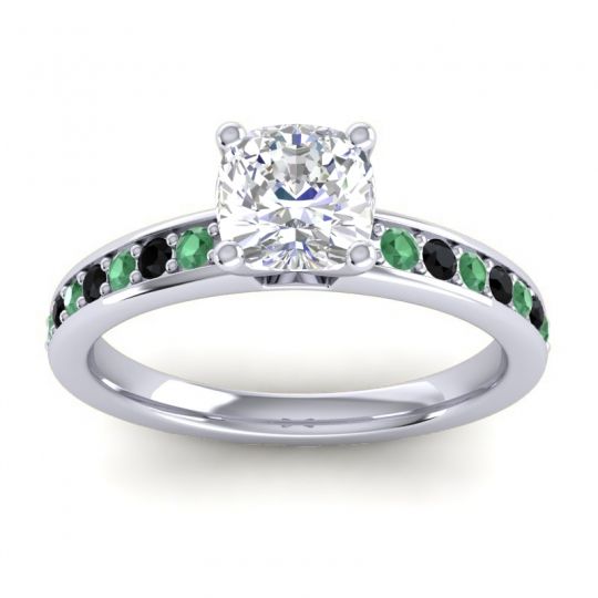 Classic Cushion Pave Asada Ring, 6mm