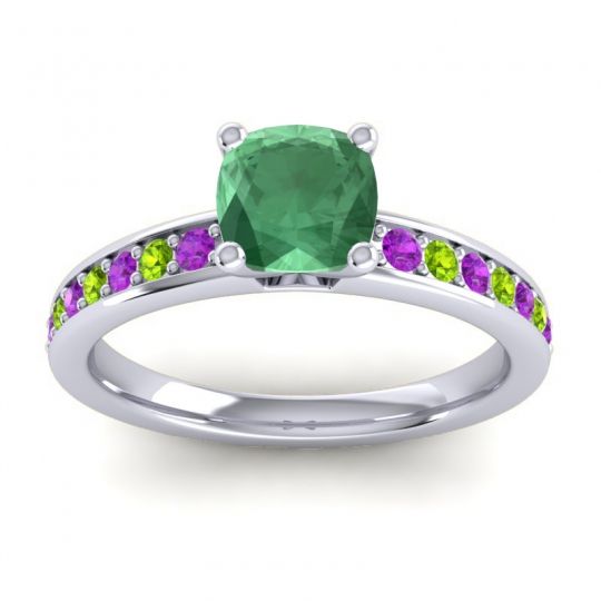 Classic Cushion Pave Asada Ring, 6mm