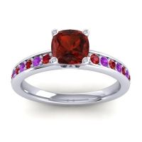 Classic Cushion Pave Asada Ring, 6mm