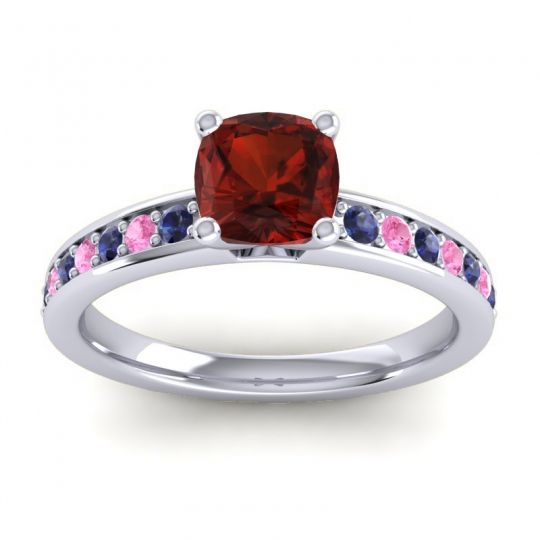 Classic Cushion Pave Asada Ring, 6mm