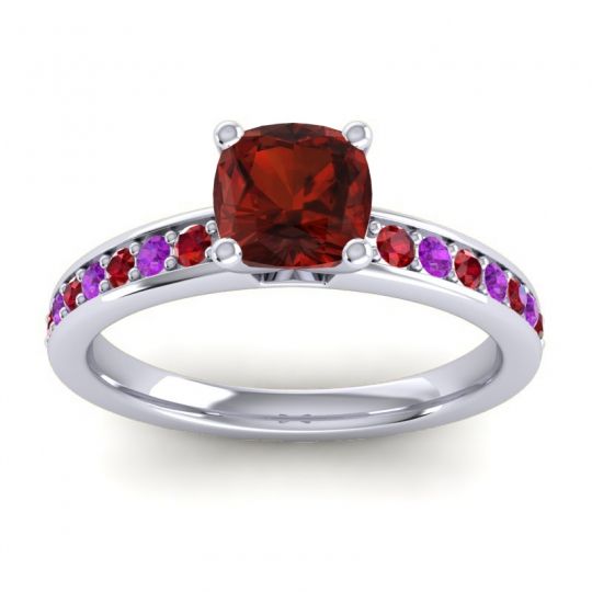 Classic Cushion Pave Asada Ring, 6mm
