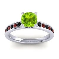 Classic Cushion Pave Asada Ring, 6mm