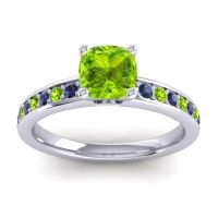 Classic Cushion Pave Asada Ring, 6mm