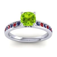 Classic Cushion Pave Asada Ring, 6mm