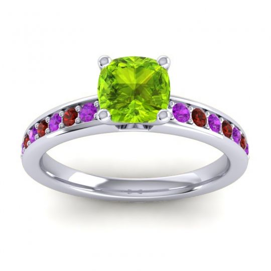 Classic Cushion Pave Asada Ring, 6mm