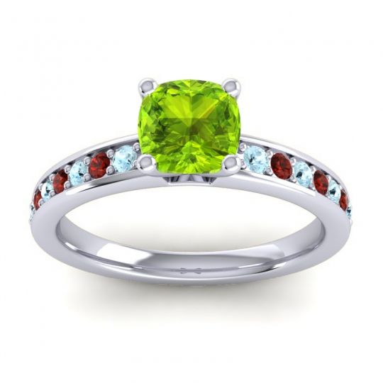 Classic Cushion Pave Asada Ring, 6mm