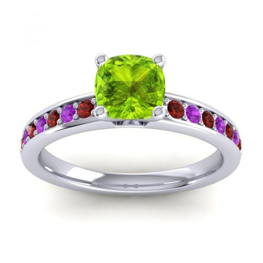 Classic Cushion Pave Asada Ring, 6mm