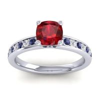 Classic Cushion Pave Asada Ring, 6mm