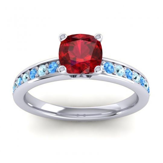 Classic Cushion Pave Asada Ring, 6mm