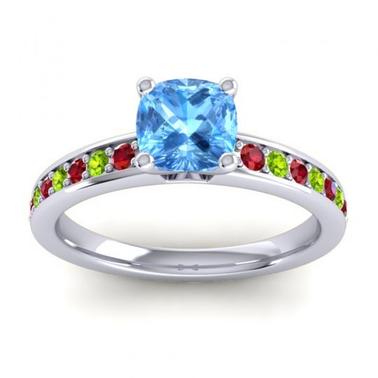 Classic Cushion Pave Asada Ring, 6mm