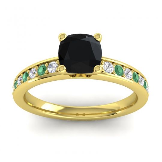 Classic Cushion Pave Asada Ring, 6mm