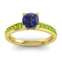 Classic Cushion Pave Asada Ring, 6mm